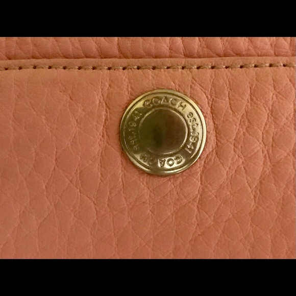 Coach Zippered Wristlet - Picture 1 of 5